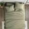 Sage Microfiber Double Brushed Ultra Soft Wrinkle Resistant Bedding Sheet Set with Deep Pockets